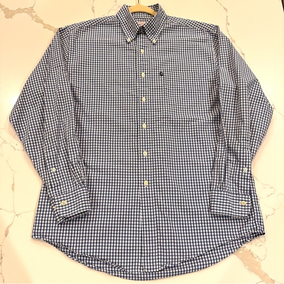 Brooks Brothers Other - Brooks Brothers Mens Original Polo Shirt Size M Blue Check Button Down Career